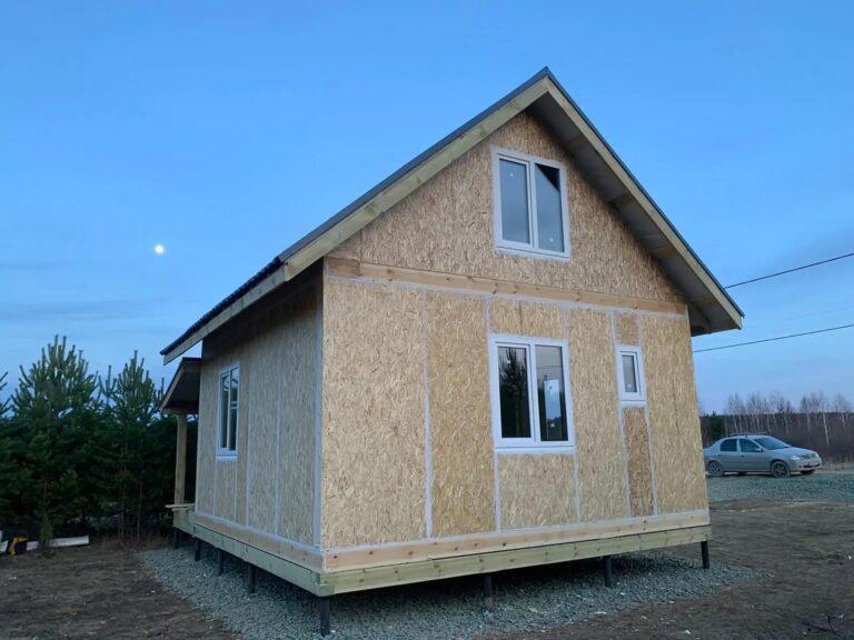 Одноэтажный дом из СИП-панелей 36 м²