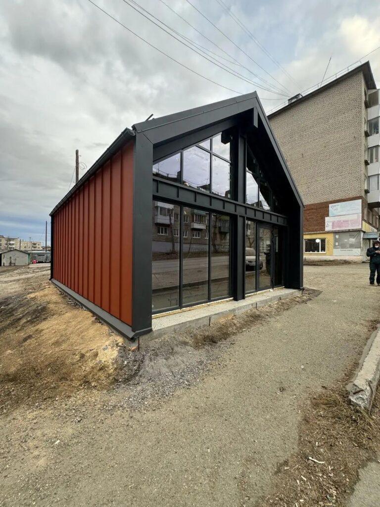 Барнхаус из СИП-панелей 55 м²
